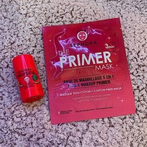 2 Face Masks ‘Primer Mask’/‘Watermelon Stick Mask’